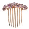 Beaupretty Rhinestone Hair Comb for Elegant Hairstyles Crystal Hair Insert Comb for Weddings Purple Hairpin Accessory for Women Charming Bridal Headpiece for Special Occasions view 1