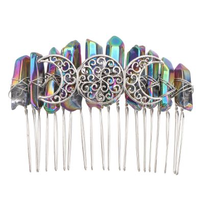 Beaupretty Luxury Crystal Hair Comb Hair Decor Versatile Accessory for Diy Styles