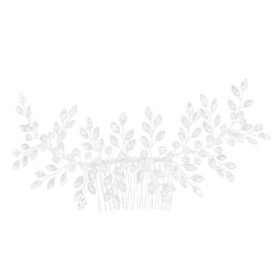 Beaupretty Crystal Rhinestone Hair Comb Vintage Bridal Headdress for Weddings Engagements and Special Occasions Elegant Hair Accessory for Brides and Parties