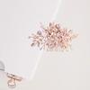 Beaupretty Flower Pearl Rhinestone Comb Headdress for Women Handmade Bridal Hair Accessory Elegant Floral Design for Weddings and Special Occasions view 2