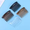 Beaupretty 48pcs Plastic Hair Side Combs Teeth Wave Teeth Combs for Fine Hair Includes Black Dark Coffee Light Coffee and White Bridal Wedding for Women view 4