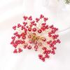 Beaupretty 1pc Handmade Rhinestone and Pearl Hair Comb for Bride Elegant Headdress Accessory for Weddings Parties and Special Events view 2