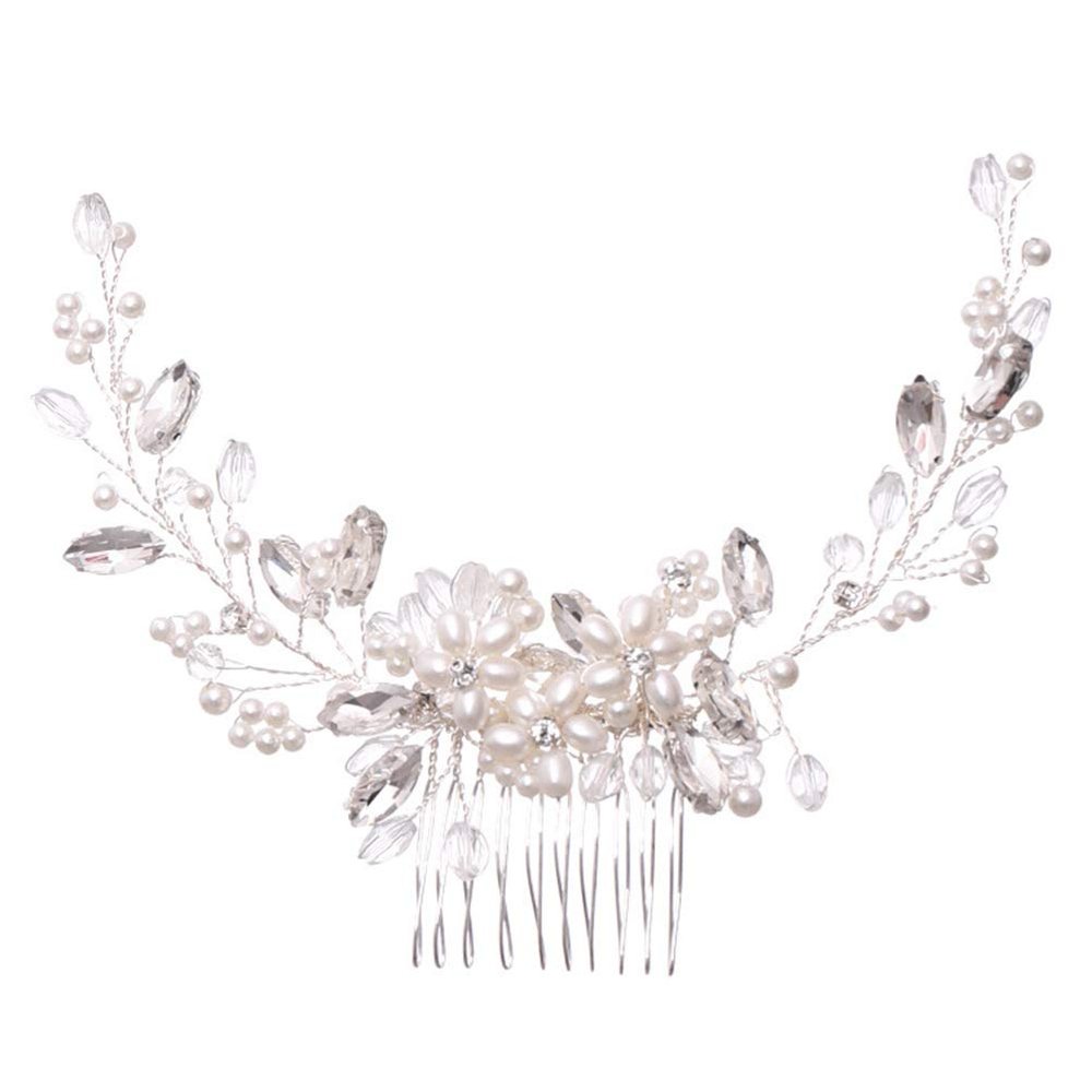 Rhinestone Hair Accessories Creative Alloy Hair Side Comb Delicate Insert Side Comb Fashion Women Headdress for Women Bridal Wedding Rhinestone Clips