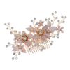 1 Pc Hair Comb Alloy Wedding Hair up Bridesmaid view 3