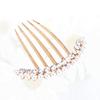 Beaupretty Delicate Bridal Hair Comb Pearl and Rhinestone Inlay for Weddings Elegant Alloy Hairpin Accessory for Brides and Bridesmaids for Special Occasions and Celebrations view 4