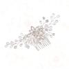 Beaupretty Pearl Bride Hair Comb for Weddings and Parties Elegant Headdress Accessory for Women Handmade Distinctive Craftsmanship for Photography Props and Special Occasions view 4