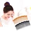 Beaupretty 4pcs Plastic Hair Combs Multi-teeth Inserted Combs for Women Girls Colors for Styling Everyday Use view 4