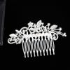 2pcs Hair Accessories Crystal Headpiece Bridal Headpiece Rhinestone Hair Clip Rhinestone Headpiece Womens Hair Comb Hair Barrettes Photography Props Bride Hair Piece Leaf view 4