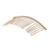 5pcs Women Hair Comb Car Air Freshner Bottle Veil Comb Nasal Trimmers for Men Metal Hair Clips Golden Hair Comb Tiara Inserted Comb Women's Accessories Iron Wire view 1