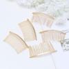 5pcs Women Hair Comb Car Air Freshner Bottle Veil Comb Nasal Trimmers for Men Metal Hair Clips Golden Hair Comb Tiara Inserted Comb Women's Accessories Iron Wire view 2