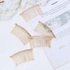 5pcs Women Hair Comb Car Air Freshner Bottle Veil Comb Nasal Trimmers for Men Metal Hair Clips Golden Hair Comb Tiara Inserted Comb Women's Accessories Iron Wire view 4