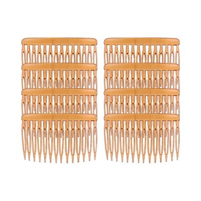 15pcs Hair Comb Rhinestone Barrettes for Women Womens Barrettes for Hair Womens Hair Clips Goody Hair Clips for Women French Side Combs Wave Resin Women's Accessories