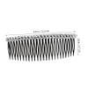Beaupretty 5pcs Rhinestone Bang Comb Elegant Hair Insert Combs for Women Headwear for Parties Weddings and Special Occasions view 4