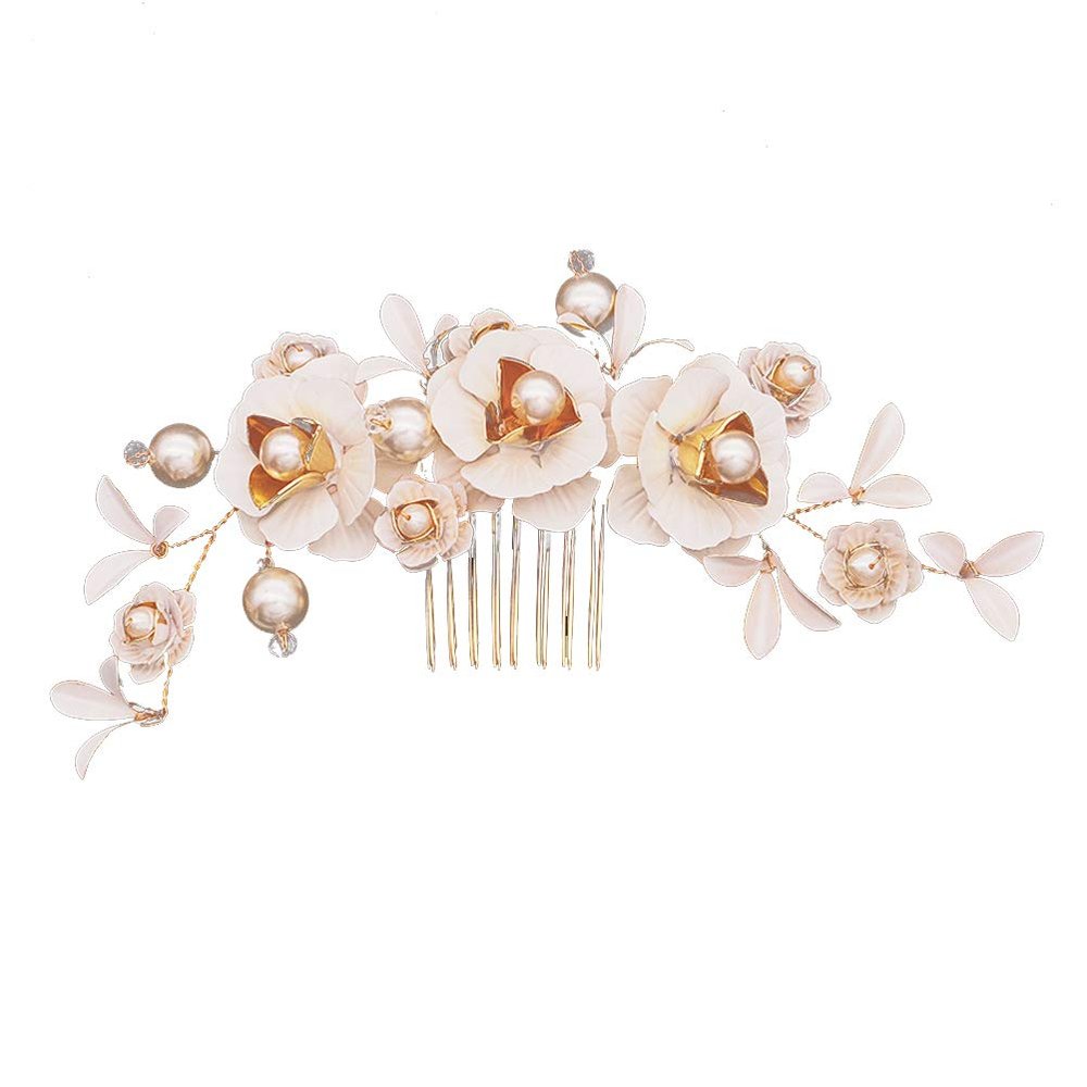 Rhinestone Hair Accessories Rhinestone Headpiece Vintage Newspaper Wallpaper Hair Accessories Pearl Bike Rim Strips Bridal Headpiece Comb Wedding Bride