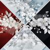 Beaupretty 1pc Stylish Wedding Hair Comb Crystal Flower Design Elegant Bridal Headpiece Hair Accessory for Brides and Bridesmaids for Weddings and Special Occasions view 4