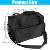 YUYTE Hairdressing Tool Bag Hairdresser Bag with Shoulder Strap, Large with Adjustable Dividers, Cosmetics Beauty Hairstylist Bag Hair Makeup Salon Organizer Bag, Black view 4