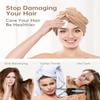 YFONG 3 Pack Hair Drying Towels, Hair Towel with Button, Super Absorbent Microfiber Hair Towel for Curly Hair, Fast Drying Hair Wraps for Women Girls, Microfiber Towel for Hair view 4