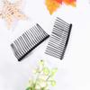5pcs Wedding Hair Clip Black Hair Clip Women Headdress Bridal Headpiece Black Barrettes Bride Hair Claws with Hair Ear Headband Tiara Women's Metal Comb view 3