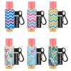 6 Pack Compact Clip-On Lipstick Holder Premium Release Clip Neoprene Sleeve Lip Balm with Clip Fits Most Standard Lip Balm, Large view 1