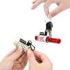6 Pack Compact Clip-On Lipstick Holder Premium Release Clip Neoprene Sleeve Lip Balm with Clip Fits Most Standard Lip Balm, Large view 2