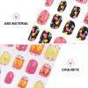 Beaupretty 240pcs Boys and Girls Press Short Fake Nails Cartoon Style Full Cover Nail Tips for Girls Mixed Designs for Parties and Daily Use Easy to Apply Boy Girl-friendly Art view 4
