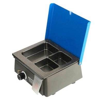 3-Well Electric Wax Heater Machine Non-stick Wax Melting Dipping Pot