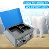 3-Well Electric Wax Heater Machine Non-stick Wax Melting Dipping Pot view 2