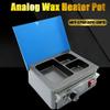 3-Well Electric Wax Heater Machine Non-stick Wax Melting Dipping Pot view 3