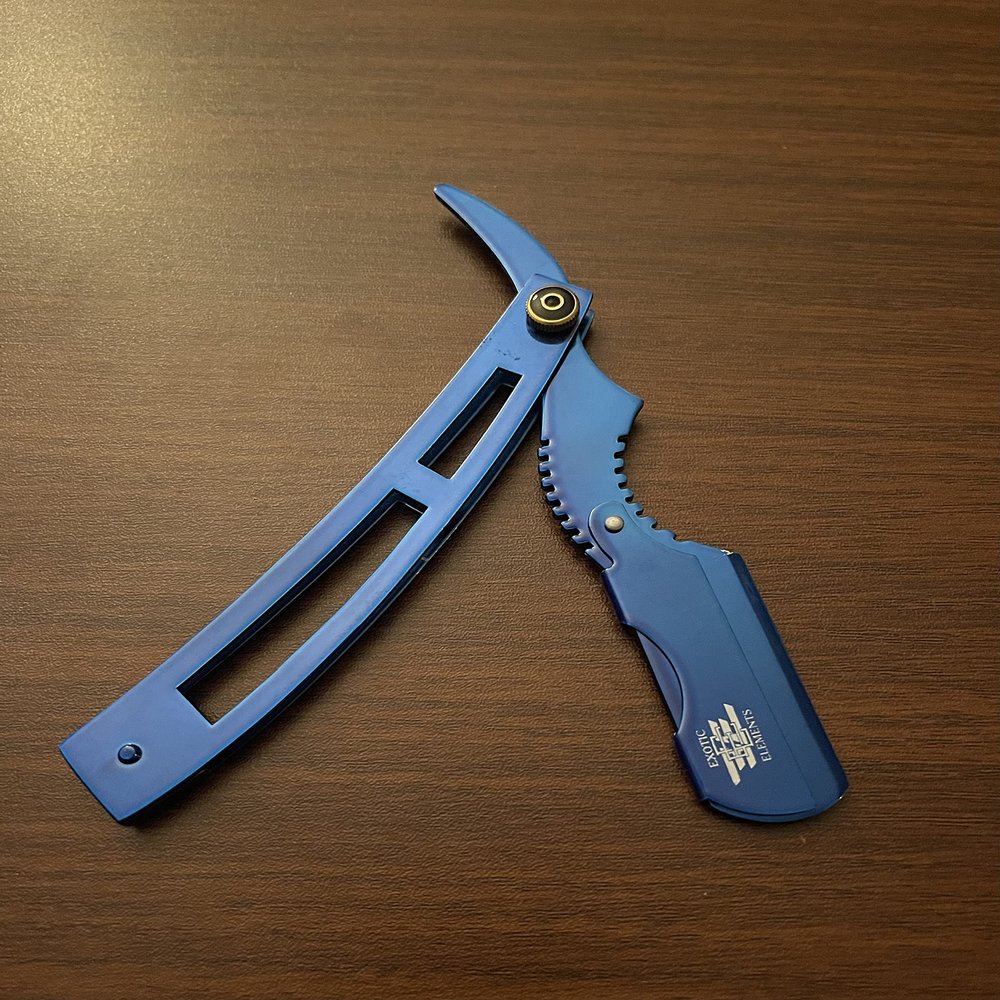 Barber Classic Cool Design Straight Edge Razor Knife Shaving and Grooming Razor Knife