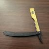 Barber Shaving Razor Lightweight Stainless Steel Pro Barber Straight Edge Razor Knife Black and Gold view 1