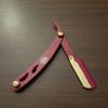 Gold and Red Exclusive Edition Straight Edge Razor Hair Cutting Shape-Up Shaving and Grooming Razor Knife view 1