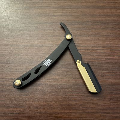 Barbershop Favorite Tool Straight Edge Razor All Purpose Shaving Used for Hair Cut, Shape-Ups