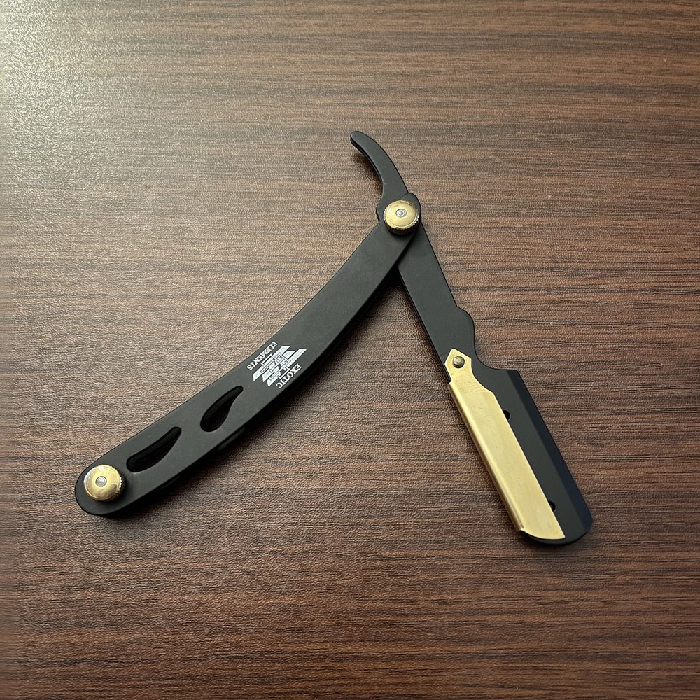 Barbershop Favorite Tool Straight Edge Razor All Purpose Shaving Used for Hair Cut, Shape-Ups