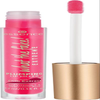 essence | What the Fake! Plumping Lip Filler | Chili Oil Extract Infused for Plump Lips | pH-Reactive Tint | Vegan, Cruelty Free & Gluten Free (03 | Oh My Chili)