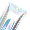 QQ Studio Bulk Holographic Heat Seal Bags, Rainbow Foil Spa Supply Sample Pouches, Heat Seal Iridescent Baggies, Open Top Bags for Lip Gloss and Nails (3.5 Inch x 5.1 Inch, x200 Clear Holographic) view 4