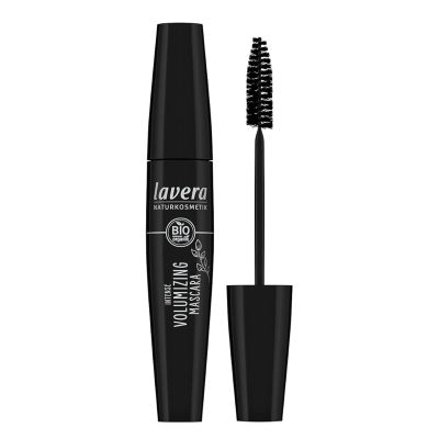 lavera Intense Volumizing Mascara -Black - natural cosmetics - jojoba oil & Plant-based keratin - Vegan - no silicones - free from mineral oil - free from microplastics - 0.44 Fl Oz