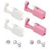 Orglace Ear Piercing Kit Disposable Self Ear Piercing Kit Safety 4 Pack Ear Piercing Gun Kit Tool with 5mm Earring Studs view 1