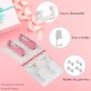 Orglace Ear Piercing Kit Disposable Self Ear Piercing Kit Safety 4 Pack Ear Piercing Gun Kit Tool with 5mm Earring Studs view 2