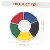 Beaupretty 2pcs Face Paint Makeup Pigment for Halloween Colors of Oil-based Art Portable Storage Box for Creative Designs view 2