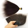 Yaki Straight I Tip Microlinks Hair Extensions Human Hair 100% Virgin Hair For Women Mongolian Yaki Bulk Hair 1g/Pcs 100Pcs/ Set (#2, 26inch) view 3