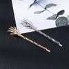 10Pcs Cute Spooky Skeleton Hands Bobby Pins 2.5" Halloween Hair Clips Women Girls Accessories, Silver view 4