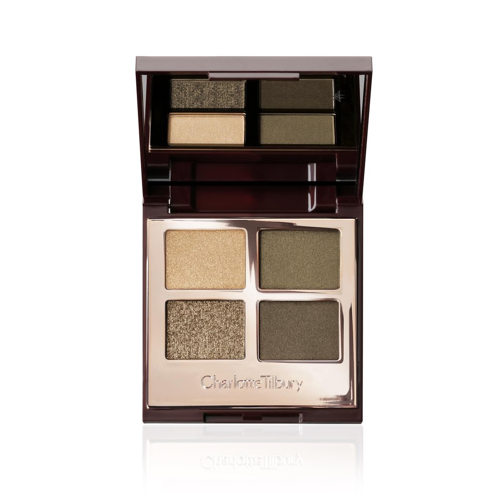 Charlotte Tilbury Luxury Palette Eyeshadow - Shimmer, Metallic & Satin Matte Eyeshadow Quad with a Rich Powder Formula - Includes 4 Complementary Shades - The Rebel