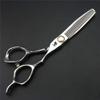 Hair Cutting Scissors, 6 Inch Thinning Scissors Hair Clipper Professional Barber Scissors Hair Salon Styling Hairdressing Tools 440C Steel BY ZZYY (Color : Set) view 2