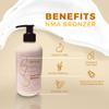Generic NMA Self Tanner Lotion with vegan formula, paraben free & cruelty free, Sunless Tanning Lotion with delicious coconut and jojoba scent, for Streak-free and Natural-Looking Color, 8 Ounce. view 4