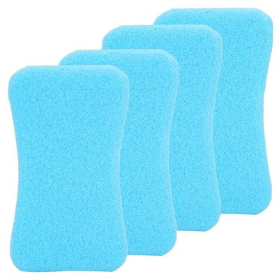 Feet Pumice Stone,ANGGREK 4pcs Callus Exfoliate Stone Feet Care Pumice Stone Feet Hard Skin Remove Pedicure Scrubber(Blue)