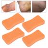 ANGGREK 4pcs Callus Exfoliate Stone Feet Care Pumice Stone Feet Hard Skin Remove Pedicure Scrubber (Orange) view 2