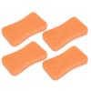 ANGGREK 4pcs Callus Exfoliate Stone Feet Care Pumice Stone Feet Hard Skin Remove Pedicure Scrubber (Orange) view 3