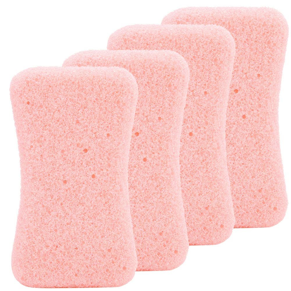 Feet Pumice Stone,ANGGREK 4pcs Callus Exfoliate Stone Feet Care Pumice Stone Feet Hard Skin Remove Pedicure Scrubber()