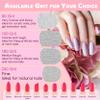 80/80 Grit, 12pcs nail file for Poly Nail Extension Gel Emery Boards, for Acrylic Nails Coarse for False Nails Manicure Pedicure Tools for Home Salon view 3