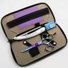 Hair Cutting Scissors, 5.5 inch Professional hair scissors hairdressing set Barber Cutting shears the rotation of the color handle BY ZZYY (Color : 1 pcs add case) view 1
